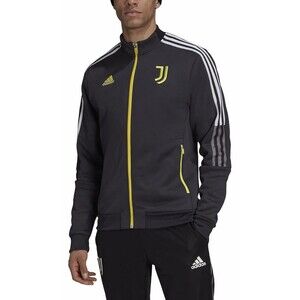 Adidas Juventus Tiro Anthem Track Jacket 2021-22 GR2928 2XL Gray Yellow Soccer